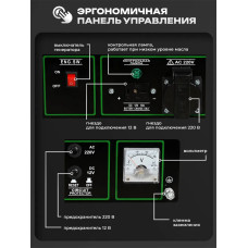 Генератор бензиновый Электрический Electrolite 1500 ( 4-х тактный двигатель, 1.875 кВа пиковая нагрузка , 220 В / 12 В, 1 / 1.2 кВт, 50 Гц, РУЧНОЙ СТАРТЕР ) электрогенератор 1,5квт рамочный